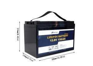 Wholesale CE MSDS 12V 150AH Rechargeable LiFePO4 Battery For Golf Cart from china suppliers