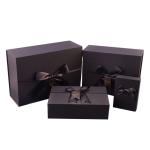 Custom Luxury Cosmetic Box Black White Boutique Cosmetic Package Gift Box