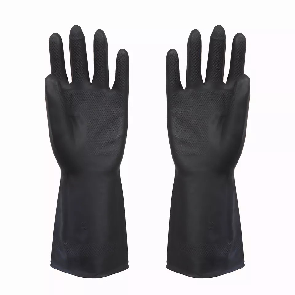 13 coating latex wrinkles dipping safety work of hand protection gloves, suitable for gardening family construction