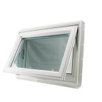 Aluminum Alloy SKATE End White Double Glazed Residential Commercial Awning