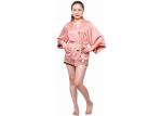 Woman Ladies Satin Pyjamas Coral Satin Cami Dress Wide Lace At Hem