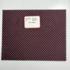 Wholesale Polyester Cotton Polka Dot Fabrics 90/10 45*45 96*72 Plain Fabric For Bed from china suppliers