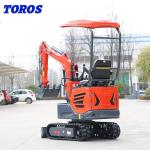 Commercial 1.2 Tonne Excavator Hydraulic Small Crawler Excavator 20hp