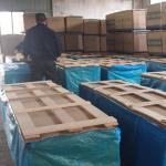 Cabinet Engineered Anigre Wood Veneer Yellow 0.15-0.55mm Slice Cut Natural