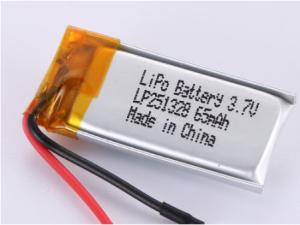 Wholesale LP251328 3.7V 65MAH Li Ion Battery Manufacturers with Short Circuit Protection PCB Safety Features and Open Voltage from china suppliers