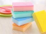 Anti Ultraviolet Kitchen Cleaning Sponge Lightweight Colorful Kitchen Sponges