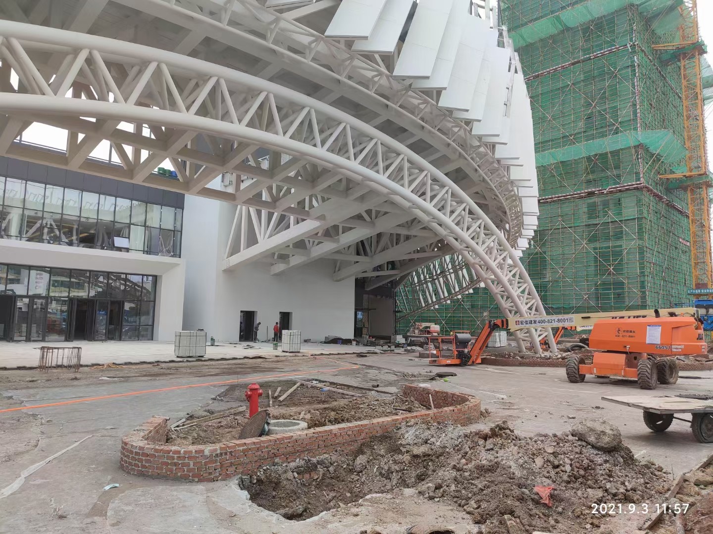 Elegant Appearance Architectural Structural Steel Fabrication And Construction Solution