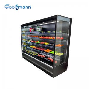 Wholesale Auto Defrost Open Air Refrigerated Display Cases Fridge Cabinet Single Temperature from china suppliers