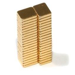 Wholesale Hot selling Ndfeb Copper Coating Block Magnet from china suppliers