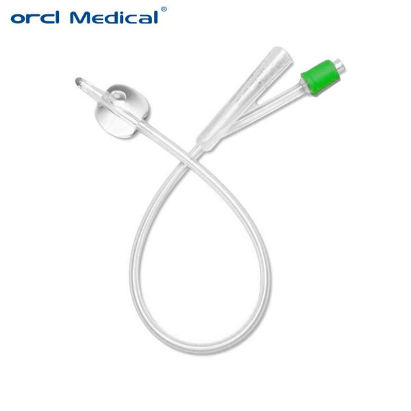 Medical 2 Way 3 Way 6FR8FR10FR Silicone Coated Foley Catheter for Animals