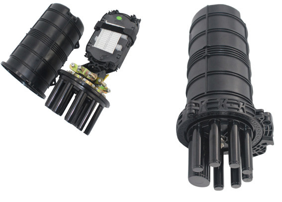 Fo Splice Closure Fiber Optic 1 In 7 Out Cable Ports Pipeline Dome Type