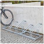 2 Space Lo Hoop Bicycle Rack Metal Fabrication Hot Dip Galvanized