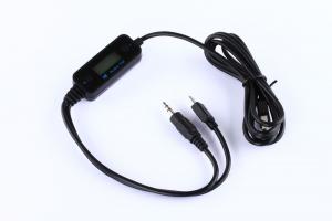 Wholesale In-car FM Audio Transmitter handsfree 3.5mm FM Transmitter Audio Adapter Car Kit from china suppliers