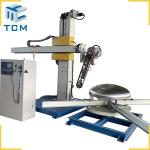 Stainless Steel Tank Head CNC Polishing Machine Automatic Belt Polishing Sanding