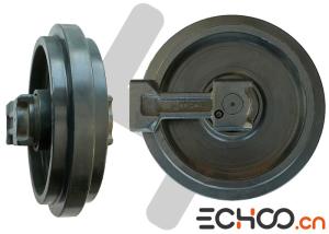 Wholesale Black IHI28N Excavator Track Idler / Lifetime Lubrication Track Idler Parts from china suppliers