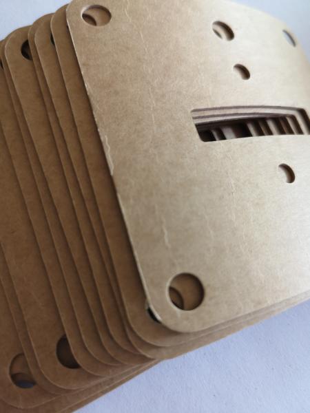 Precision Die-Cut Insulating Paper Gasket - High-Strength Kraft Fiberboard Pad
