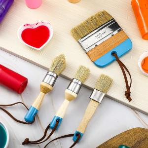 Wholesale 4.5in Stencil Chalk Paint Brush Set 3Pcs from china suppliers