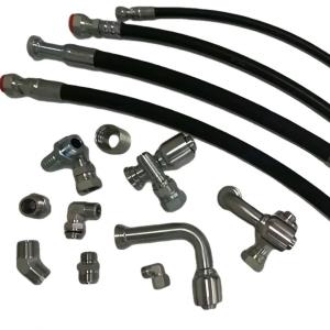 Wholesale 9000 Interlock Pipe Excavator Parts Pump Air Clamp Oil Adapter Hose Fitting Sae Flange 90 Degree Elbow For Hydraulic from china suppliers