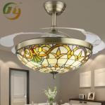 JYLIGHTING Asian Fumat Round 42inch 36W LED Ceiling Fan With Light 220V