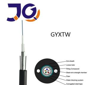 Wholesale 2 4 6 8 10 12 24 Core GYXTW Cable Armoured Single Mode Fiber Optic Cable from china suppliers