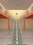 Residential Commercial Steel Stringer Unti - Skid Frosted Glass Stair Stainless