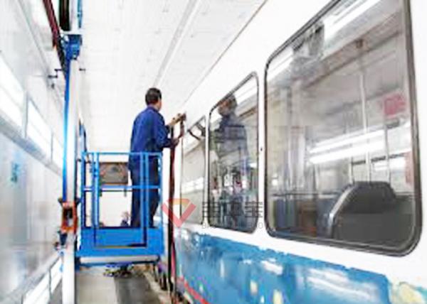 Quality Train Paint Booth With 3D Lifting Working Platform Railway Equipments Paint Solution for sale