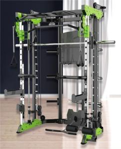 Wholesale Chest Fly Rowing Squat Rack Multi Function Smith Machine Sport Fitness Equipment from china suppliers