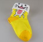 Cotton Knitting Kids Colorful Socks With Jacquard / Embroidery / Printing Logo