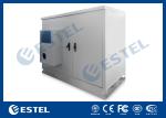 Telecommunication Base Station Cabinet , Outdoor Electrical Cabinets Two Bay