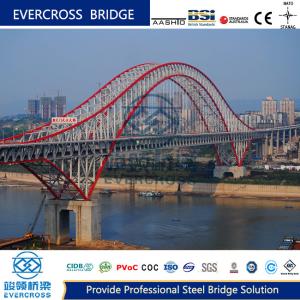 Wholesale Permanent Steel Arch Bridge Prefab Steel Bridges With High Strength from china suppliers