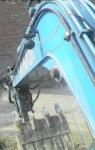 Used Wheel Excavator ,Green Color and Good Condition Digger