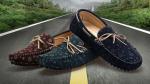 Multi Color Mens Leather Loafers 41 - 45 Size Mens Suede Casual Shoes For