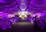 Outdoor Parties Wedding Event Tents With Beautiful Lights Show And Decoration