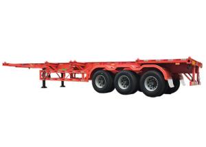 Wholesale Red 20ft Skeletal Trailer 5000kg 40ft Skeleton Semi Trailer from china suppliers