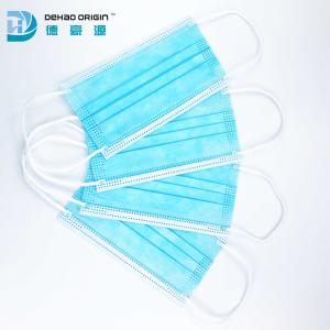 Wholesale Antibacterial Blue Breathable Disposable Face Masks from china suppliers
