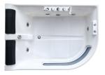 Massage Bathroom Jacuzzi Tub , 2 Seats Whirlpool Acrylic Bathtub