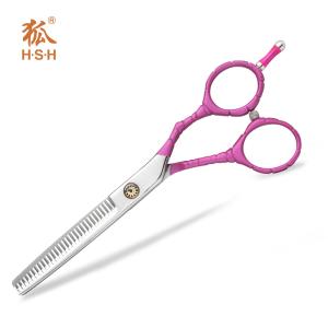 Wholesale Slim Colourful Professional Hair Thinning Shears Pink Painted High Precision from china suppliers