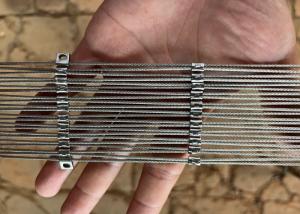 Wholesale SS304 316 Cable Metal Rope Mesh Lightweight Weather Resistance from china suppliers