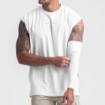 Gym Training Men Workout Tank Top Singlet Cotton Hollow Breathable Vest