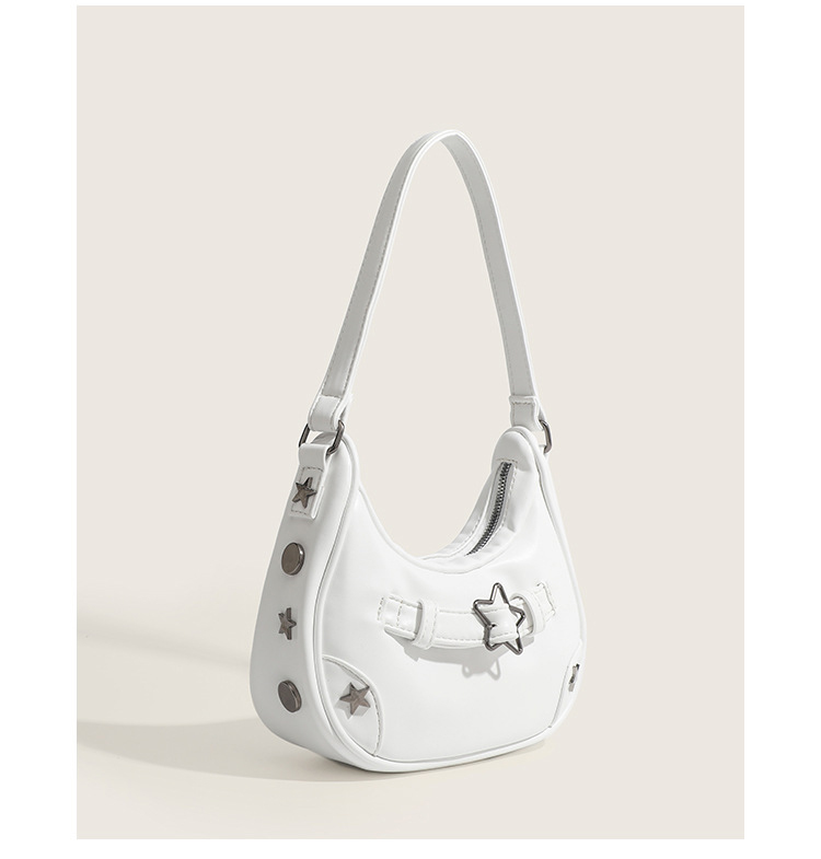 Polyester Lining Material Trending Denim Jean Rivets Tote Bag Customized for Women