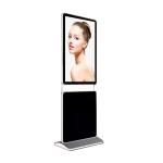 42inch glass display showcase tv advertising for elevator advertising display