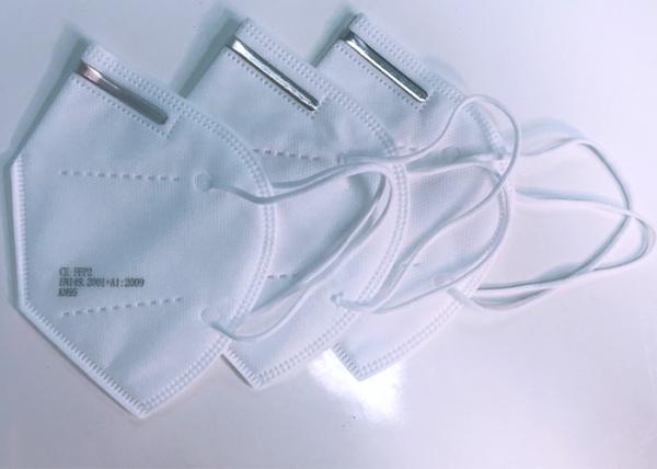 Comfortable KN95 Disposable Face Mask / 20 - Pack Foldable N95 Mask