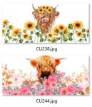 Foil Hot Stamping AB transfer film UV DTF Cup Wrap Transfers