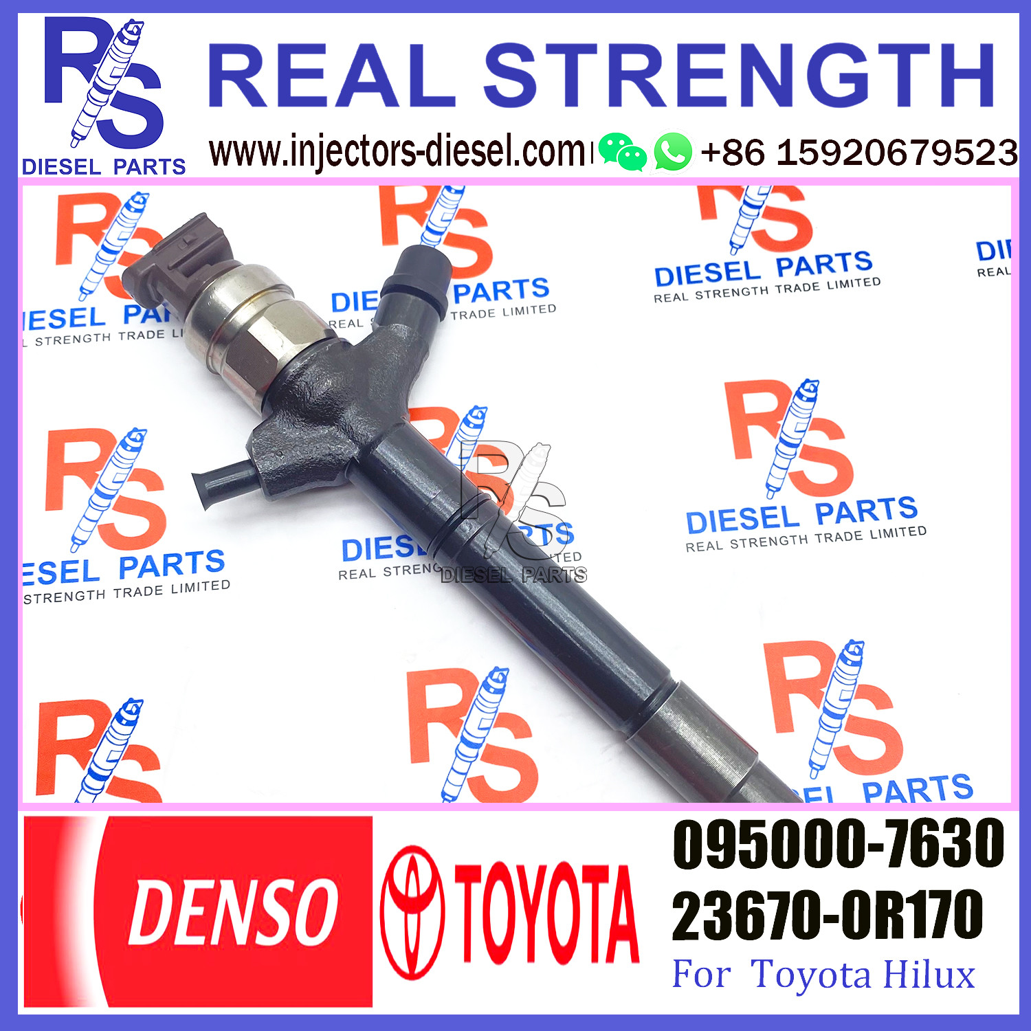 095000-5610 095000-6110 095000-6900 095000-7600 ELIC Engine Common Rail Fuel Injector 095000-7610 095000-7630
