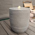 Tiered Electric Resin Garden Water Fountain For Outdoor Decor