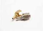 SMA RF Connector Male Type / SMA Coax Connectors Crimp for RG178 Cable
