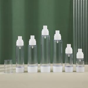 Wholesale OEM/ODM Acceptable Airless Press Pump Bottle Empty Airless Spray Bottle 15ml 30ml 50ml 80ml 100ml for Skincare and Perfume from china suppliers