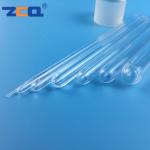 Length 10mm-1500mm Pure Quartz Test Tube One End Sealed Round