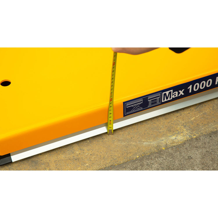 Hydraulic Low Profile Lift Table Cart Platform Min Height 85mm 1000kg