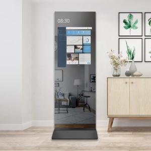 Wholesale Fitness Mirror Android Advertising Screen Display Floor Standing / Wall Mounted from china suppliers